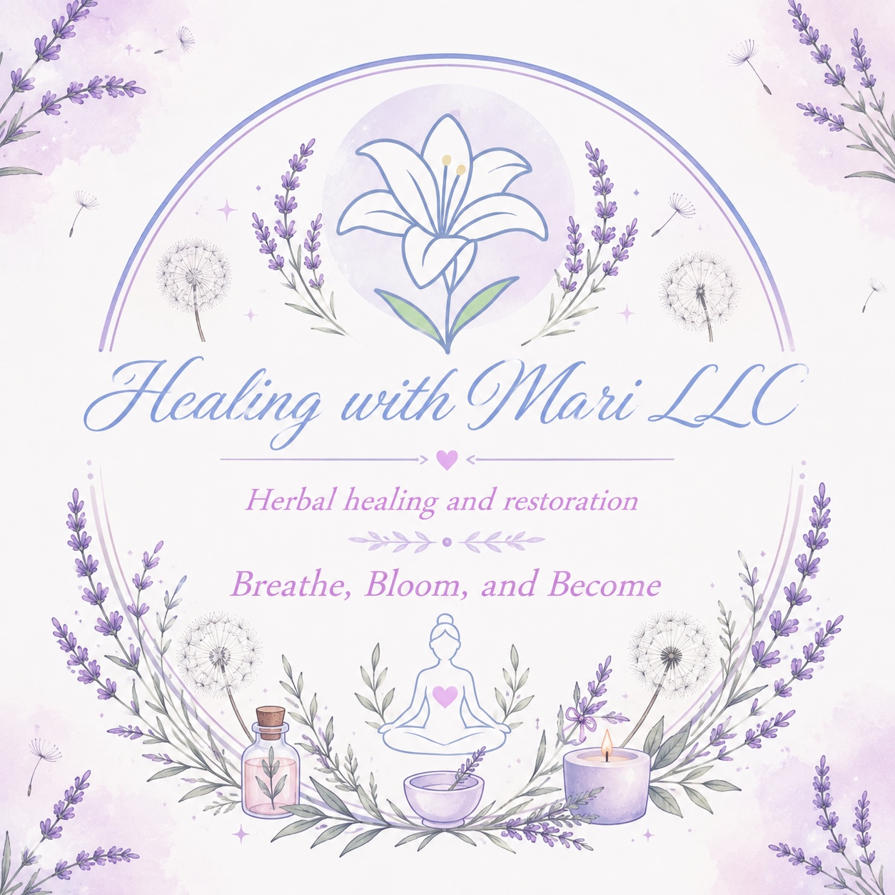 Healing with Mari LLC logo